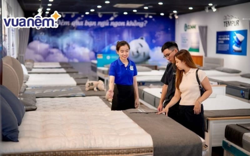 Tại Vua Nệm, bạn có thể lựa chọn nhiều sản phẩm giúp nâng cấp trải nghiệm nghỉ ngơi