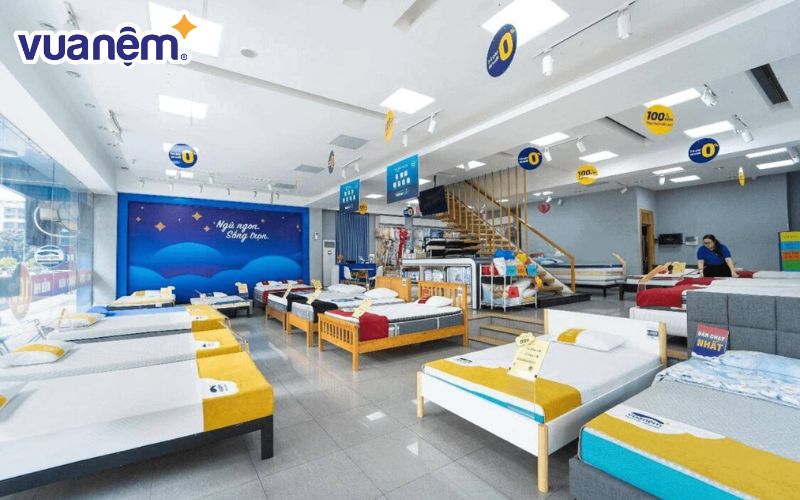 Mua top nệm 90cm chất lượng tại các cửa hàng của Vua Nệm