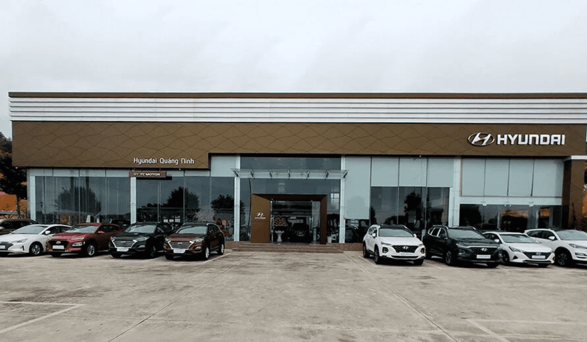 những showroom ô tô ở quảng ninh