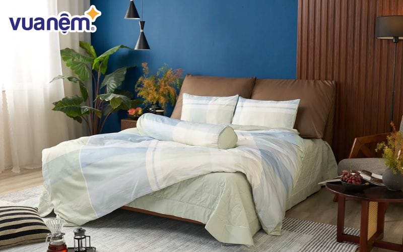 Chăn ga cotton phù hợp với gia đình có trẻ nhỏ