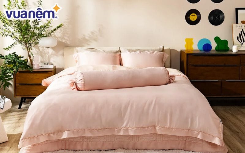 Chọn chăn ga gối tencel nếu muốn trải nghiệm cảm giác nằm cao cấp, mềm mịn