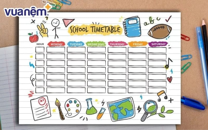 Tạo thời gian biểu cho con