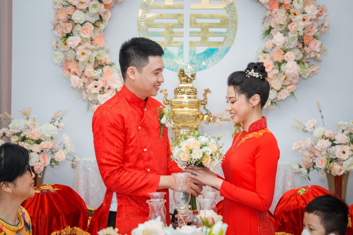 thuê áo dài cưới tại MiA Wedding Đồng Nai