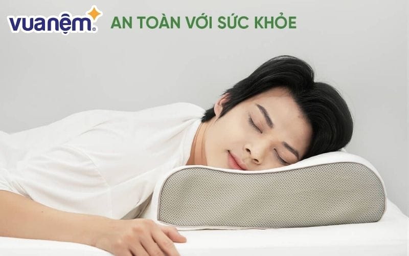 Gối cao su kháng khuẩn an toàn và thân thiện
