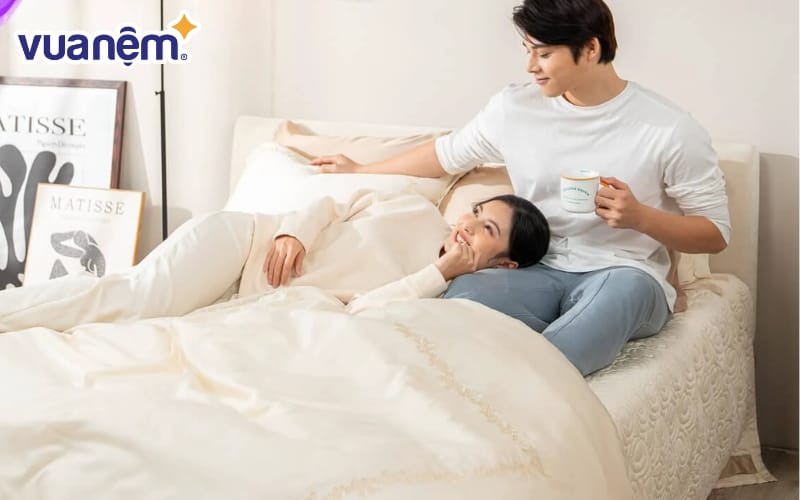 Việc ủi ga giường giúp mềm mại và thoải mái hơn