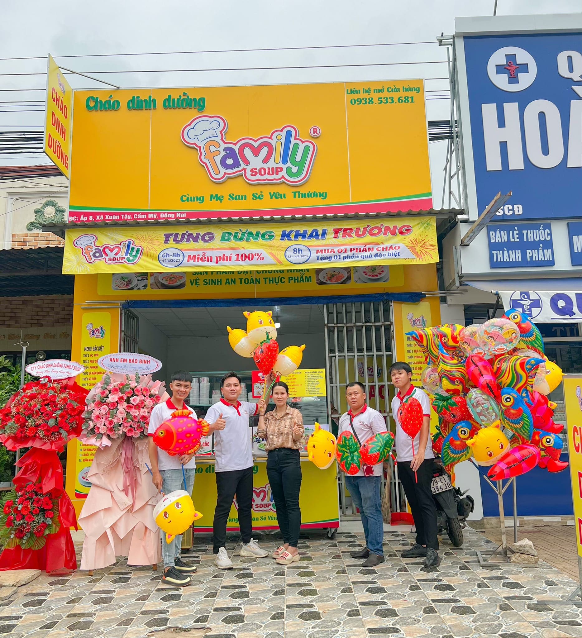 cửa hàng bán cháo dinh dưỡng family soup tại Nha Trang