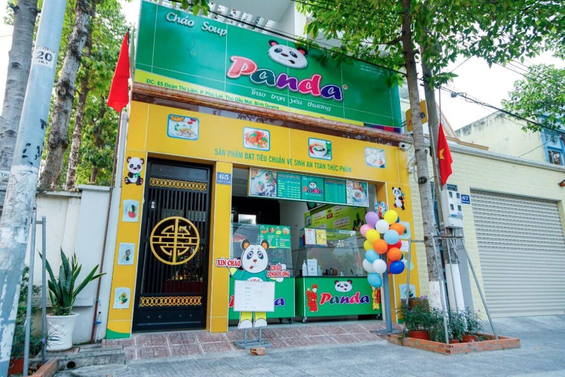 cửa hàng bán cháo dinh dưỡng Panda Phú Lợi tại Bình Dương