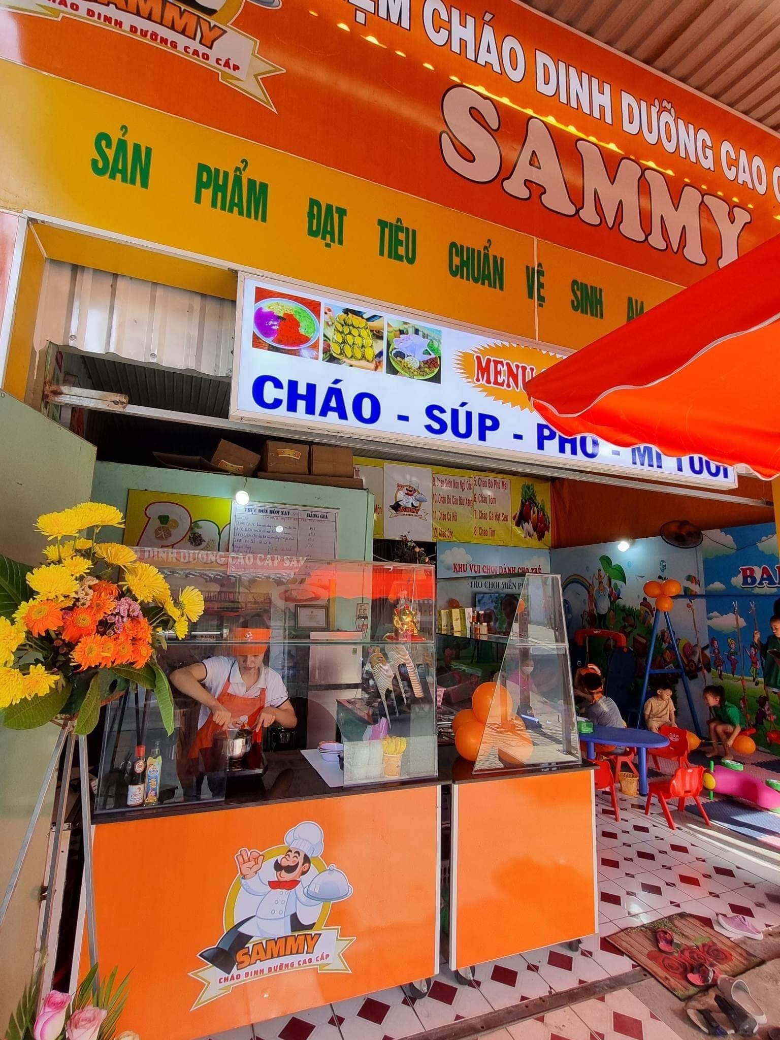 Cửa hàng bán cháo dinh dưỡng sammy tại Đồng Nai