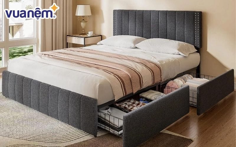 Đặc điểm của giường ngủ có ngăn kéo