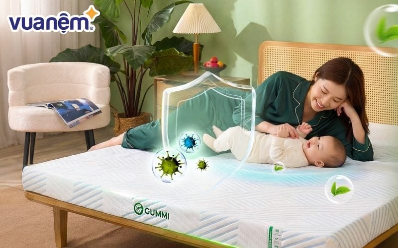 Lựa chọn chăn ga gối nệm thoáng khí cho bé