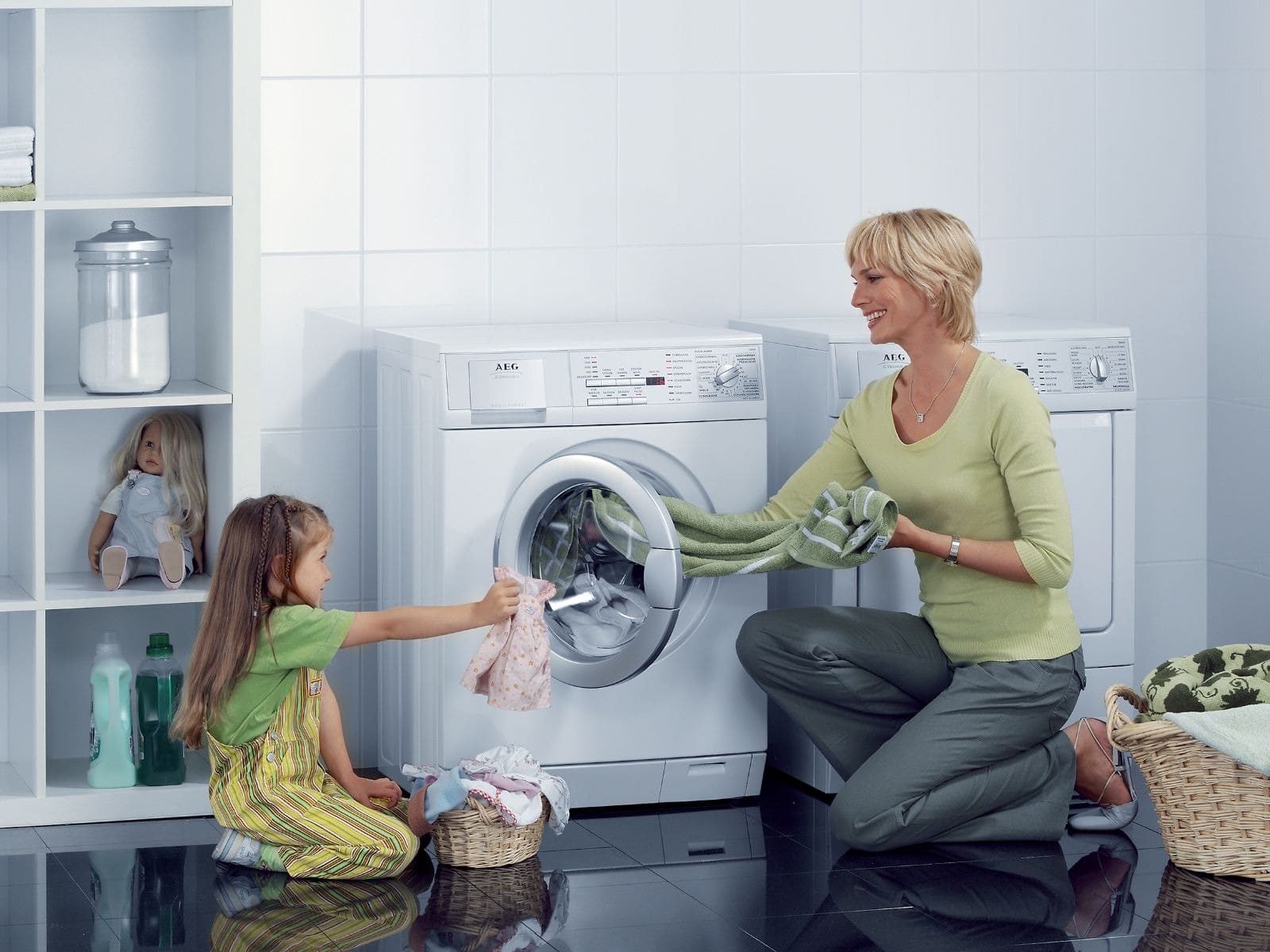 lưu ý giặt quần áo của trẻ sơ sinh bằng máy giặt