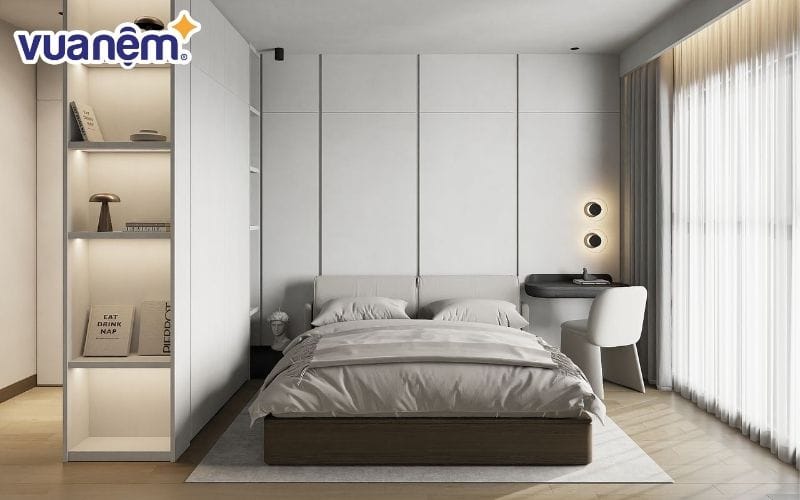 Lưu ý khi thiết kế phòng ngủ nhỏ để không gian trông rộng hơn