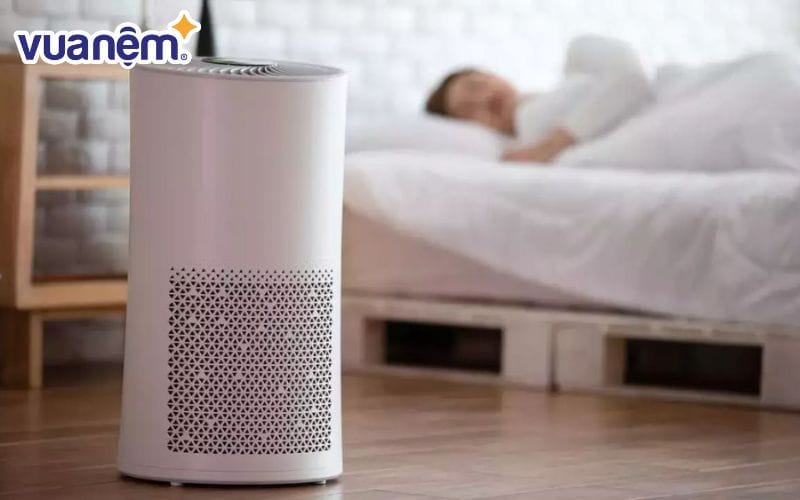 Sử dụng máy lọc không khí nếu cần