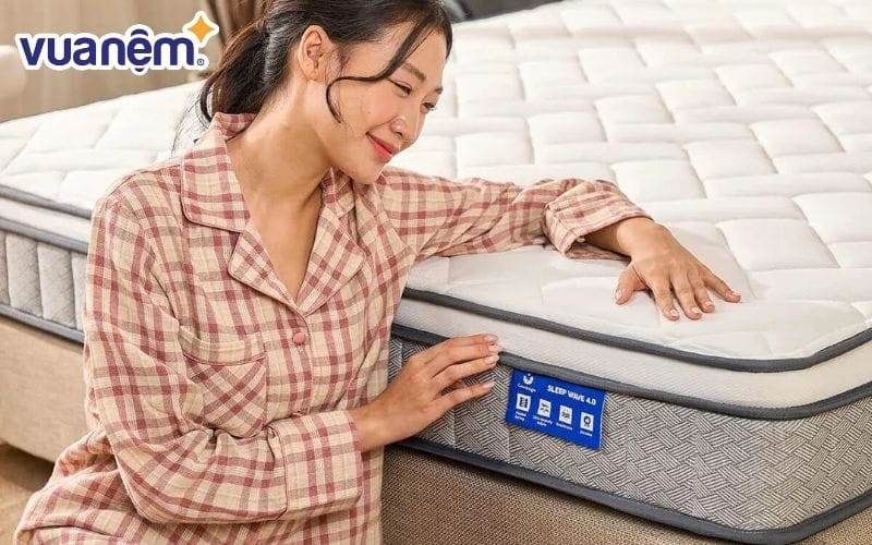 Bạn có thể điều chỉnh độ cứng của nệm theo sức khỏe của bản thân