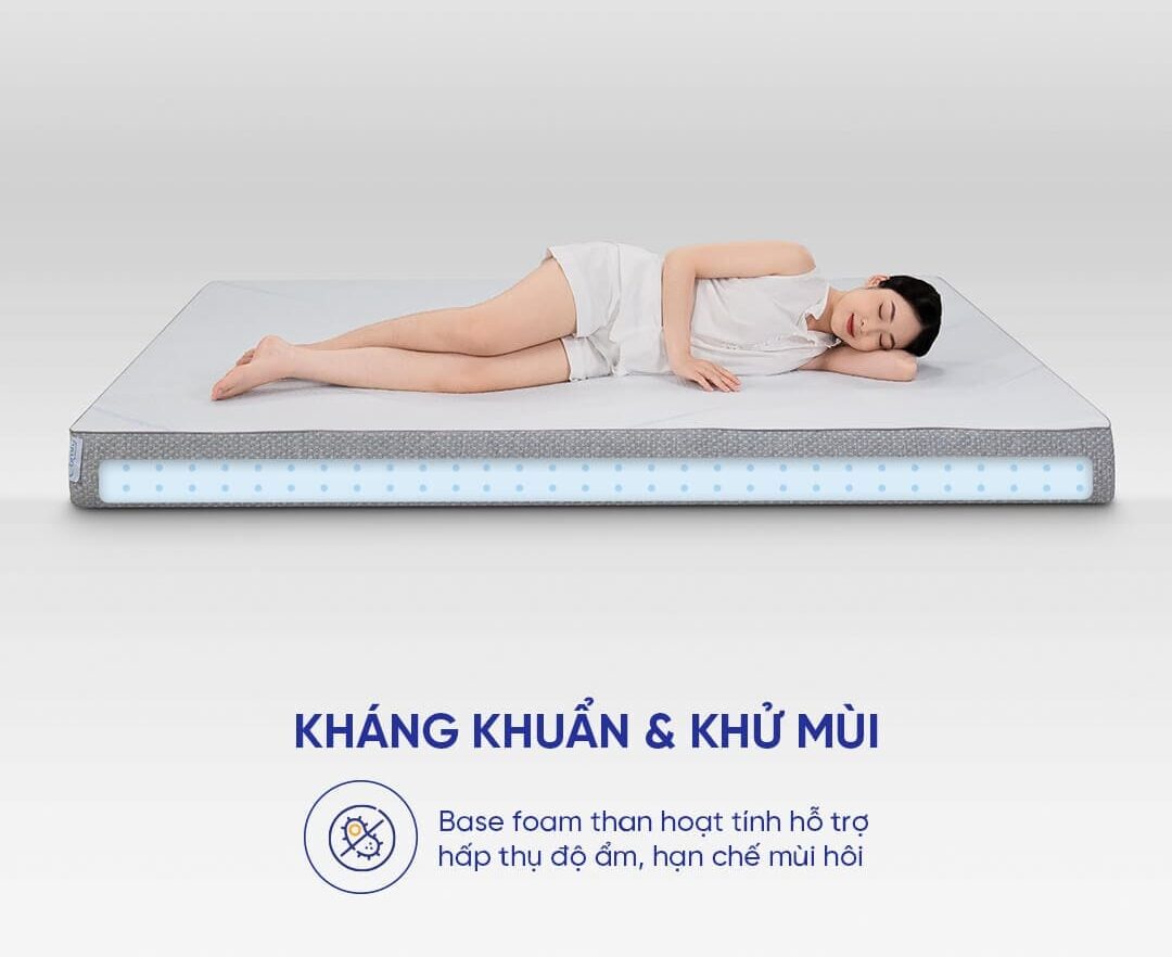 Nệm foam Comfy Cloud 2.0 an toàn cho sức khỏe