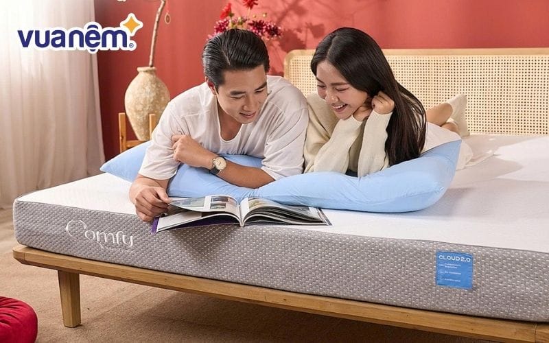 Nệm foam Comfy Cloud 2.0 siêu đàn hồi
