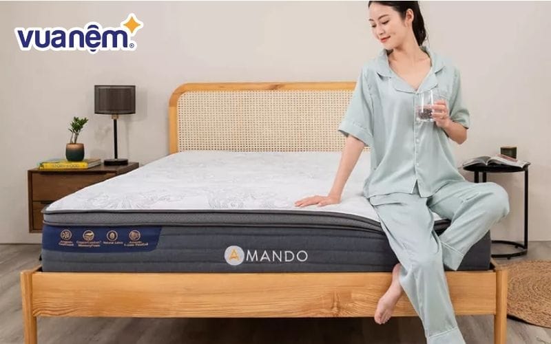 Nệm lò xo kháng cháy vừa đảm bảo an toàn, vừa nâng đỡ tốt cho cơ thể khi ngủ