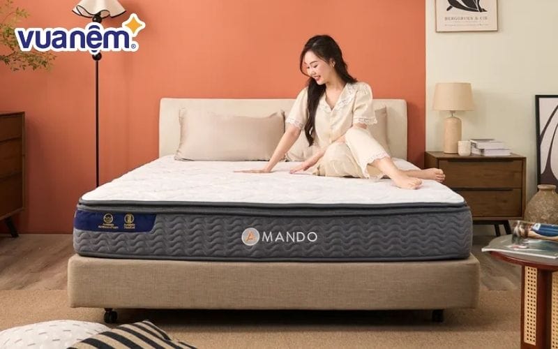 Nệm lò xo Amando Elite Original túi độc lập