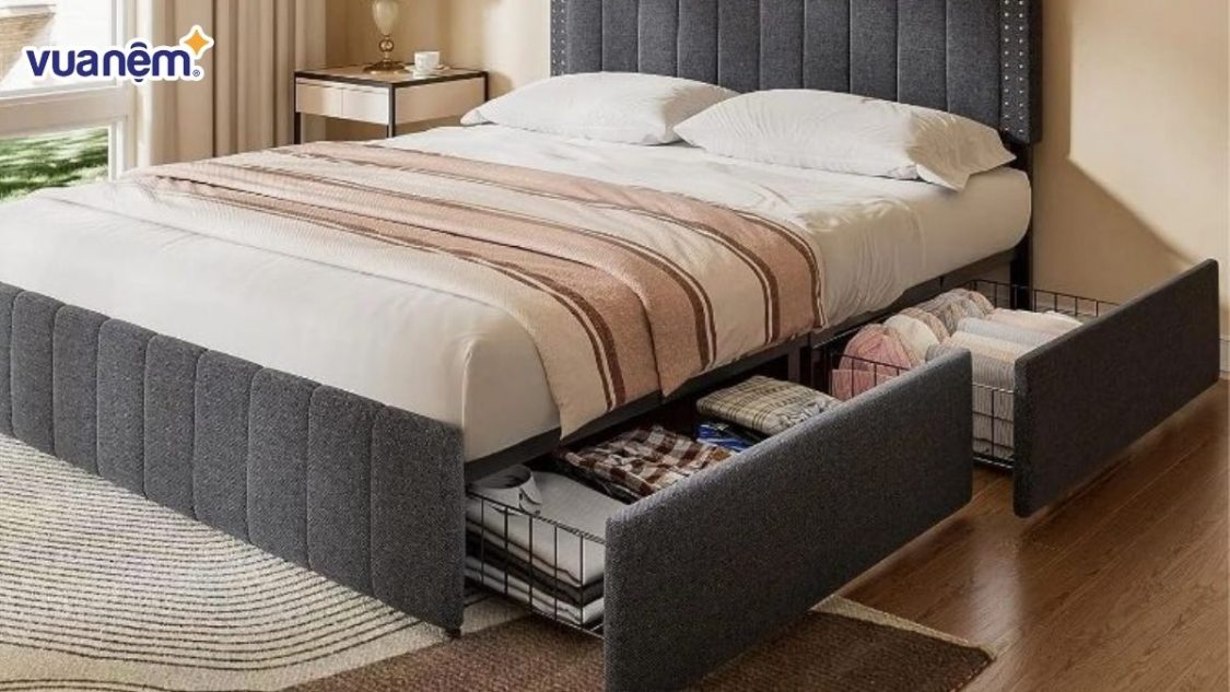 Có nên mua giường có ngăn kéo không