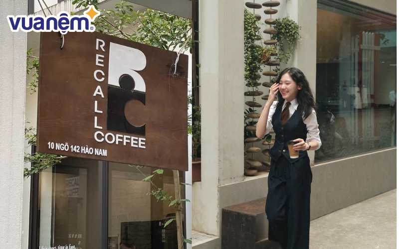 Recall Coffee là điểm hẹn của rất nhiều tín đồ cà phê tại Hà Nội.