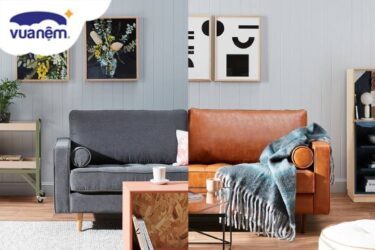 So sánh sofa da và sofa vải