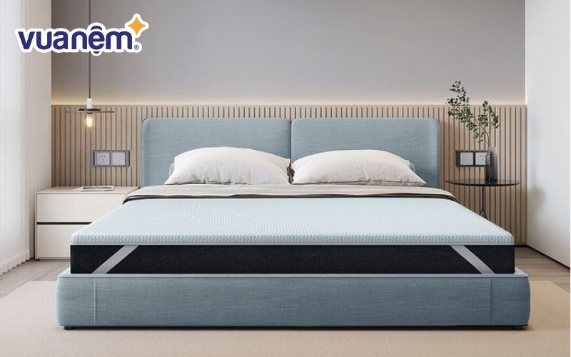 Tấm bảo vệ nệm có thiết kế đơn giản và dễ sử dụng