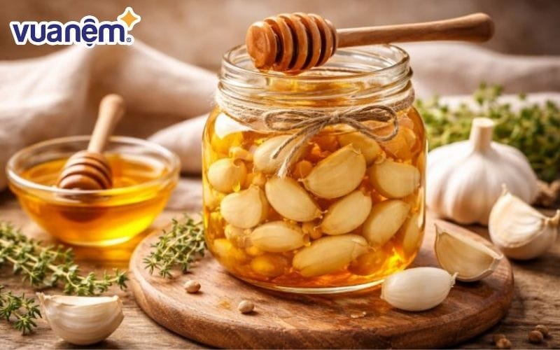 Uống tỏi ngâm mật ong trước khi đi ngủ giúp làn da trở nên tươi trẻ hơn