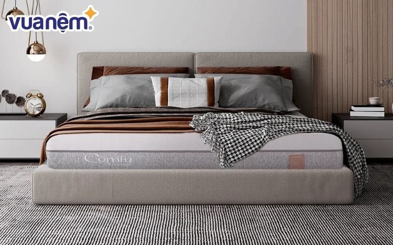 Giường ngủ không chân phù hợp với gia đình có trẻ nhỏ