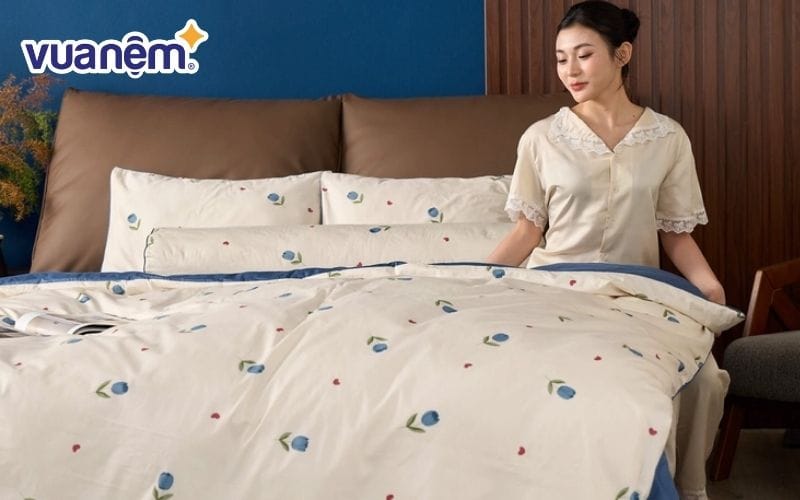 Chọn chất liệu chăn ga gối phù hợp với mùa thu