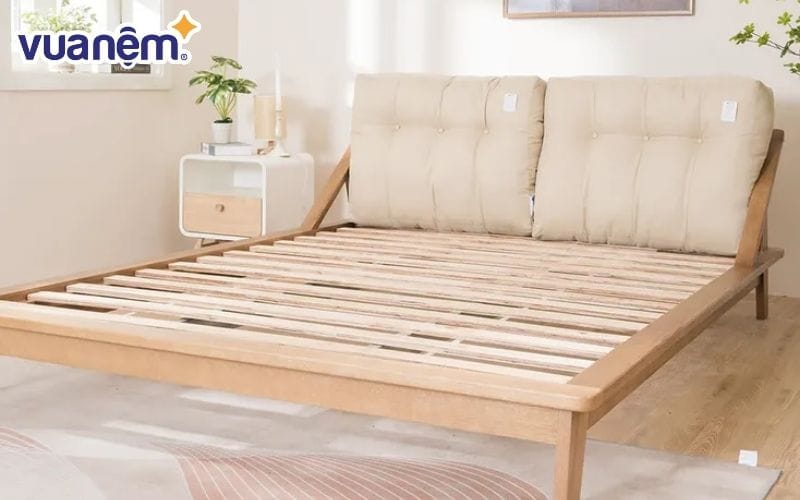 Giường ngủ gỗ có kiểu dáng đẹp, bền và sang trọng 