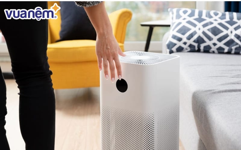 Máy lọc không khí giúp môi trường ngủ thêm trong lành