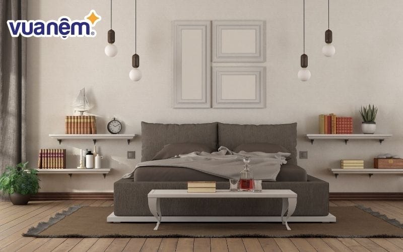 Chọn nệm cho phòng ngủ biệt thự phải quan tâm kiểu dáng