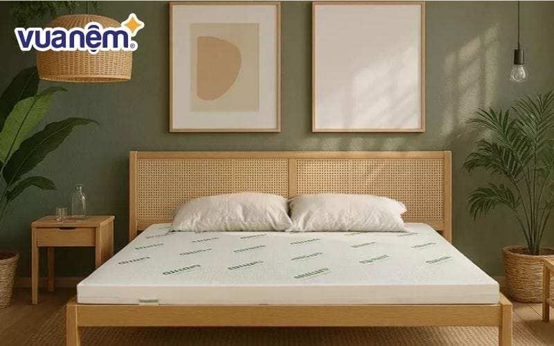 Nệm cao su tự nhiên có khả năng nâng đỡ cơ thể rất tốt, là sự lựa chọn của nhiều gia đình
