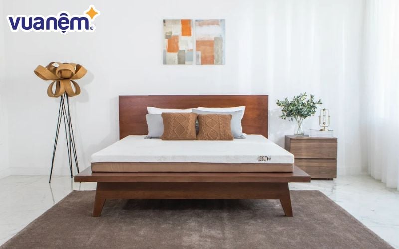 Nệm Mousse Havas  với thiết kế hoa văn tinh tế, màu sắc nhã nhặn 