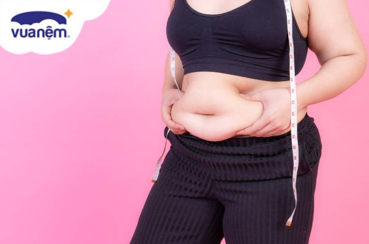 thiếu ngủ lâu dài làm xệ vòng eo của bạn