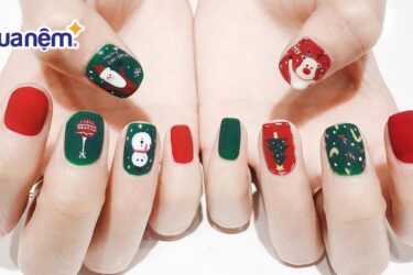 Tổng hợp 20+ mẫu nail Noel đơn giản dễ thương