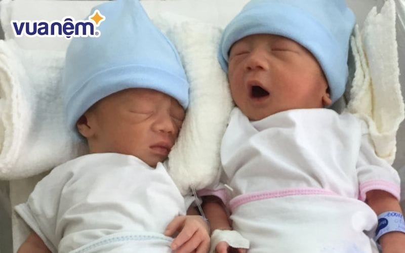 Trẻ song sinh cần được thiết lập lịch trình ngủ hợp lý