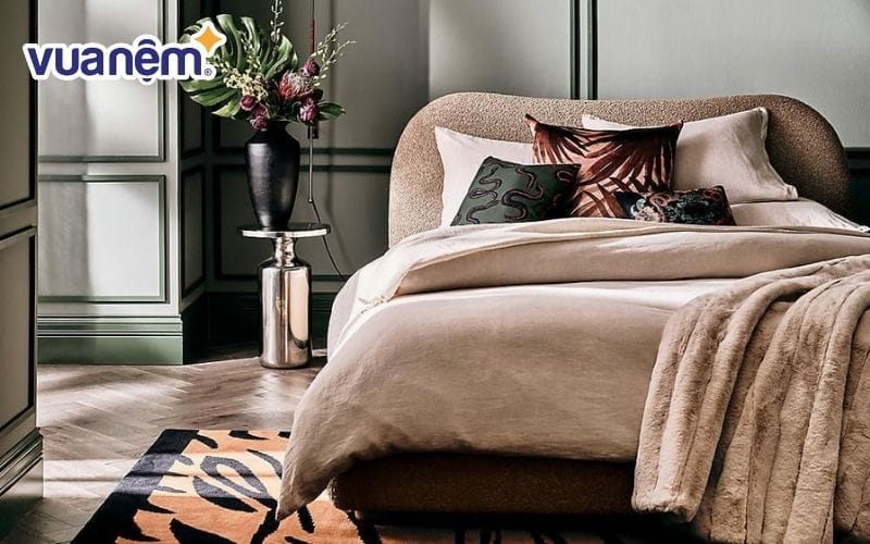 Vẻ đẹp thời thượng của bộ chăn ga gối cotton nhung