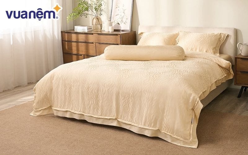 Bộ chăn ga Lụa tencel cao cấp Amando Lagom 5 chi tiết