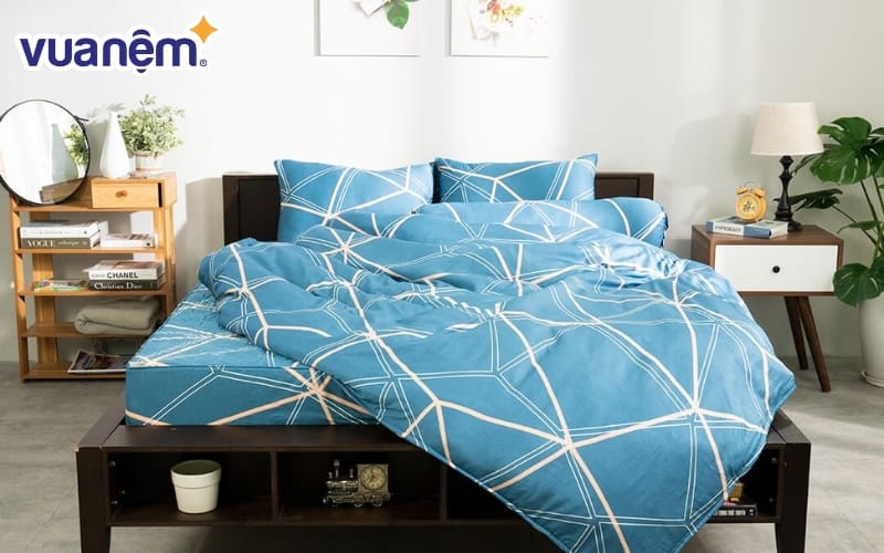 Bộ ga chun chần AMD được sản xuất từ chất liệu 100% sợi Modal cao cấp