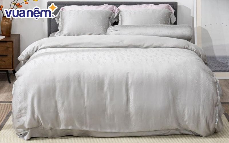 Bộ chăn ga Lụa tencel cao cấp Amando Lagom rất phù hợp cho phòng ngủ phong cách Bắc Âu
