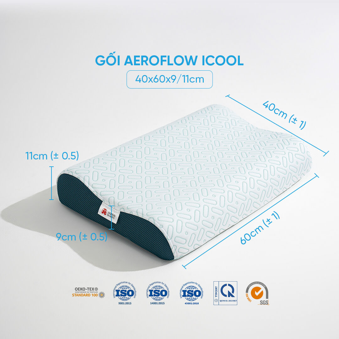 Gối foam Aeroflow iCool