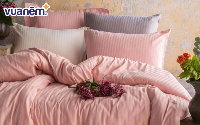 Chăn ga gối Cotton Satin mềm mại, sang trọng và thấm hút tốt
