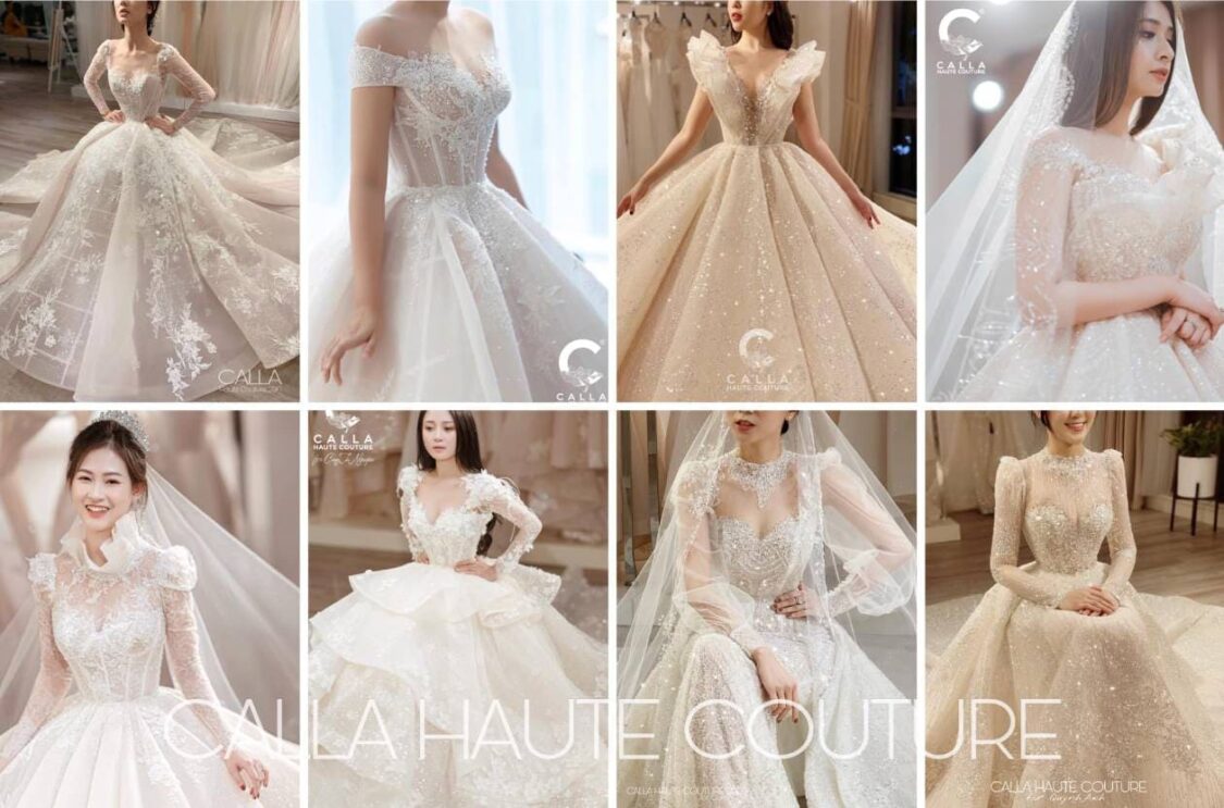 Calla Bridal studio cho thuê váy cưới đẹp nhất ở Hai Bà Trưng Hà Nội