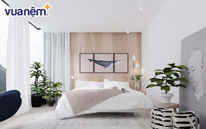 Khi cắm hoa cần tránh hương thơm quá nồng, màu sắc quá chói, chọn vị trí đặt hợp lý để giấc ngủ luôn trọn vẹn