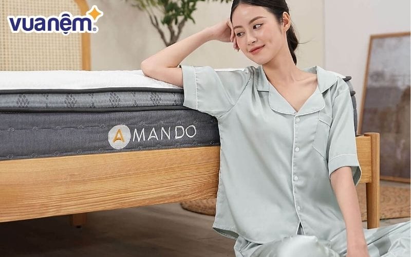 Nệm lò xo Amando Elite Plus là dòng sản phẩm nệm lò xo mới nhất đến từ thương hiệu Amando