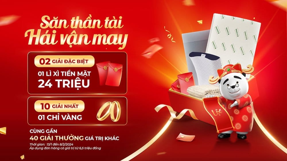 chương trình bốc thăm trúng thưởng săn thần tài hái vân