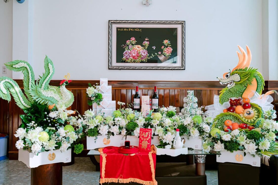 Địa chỉ nhận làm tráp đám cưới đẹp nhất tại Vũng Tàu Anh Thư Wedding & Decoration