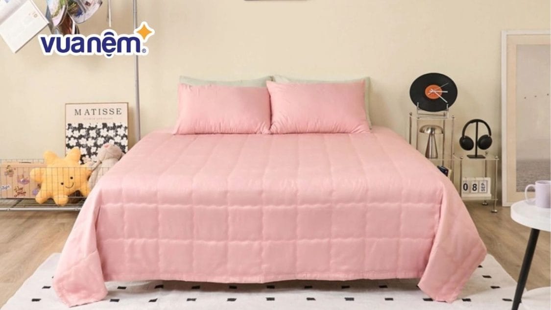 dùng chăn ga gối màu gì cho mùa xuân