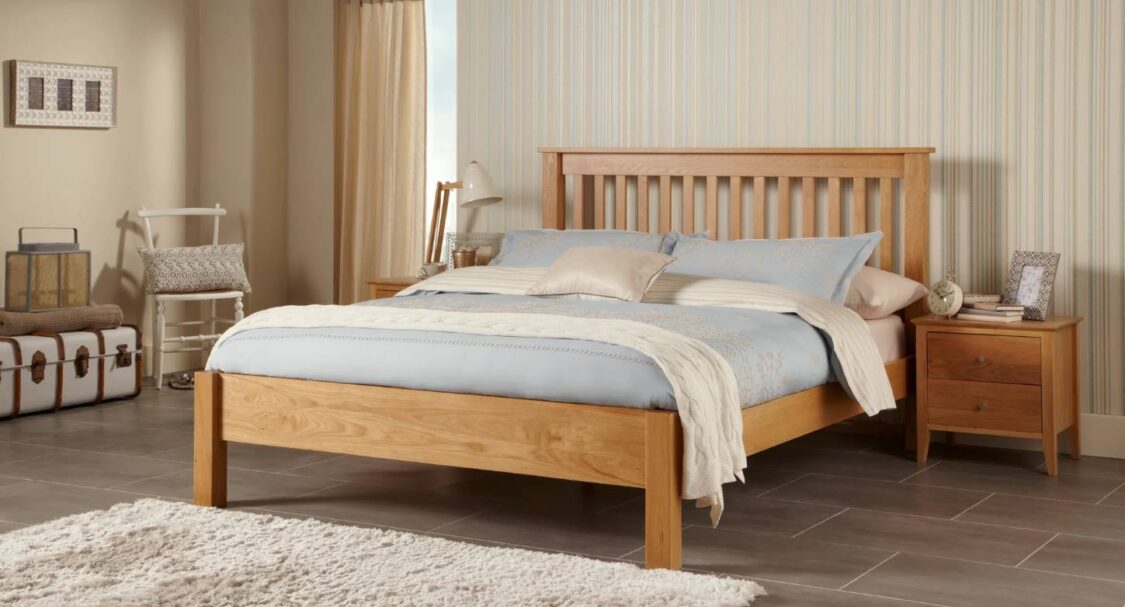giá thành các loại giường ngủ gỗ sồi 